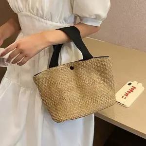 여자 여름 나들이룩 피크닉 가방 러블리 라탄 토트백_25492359