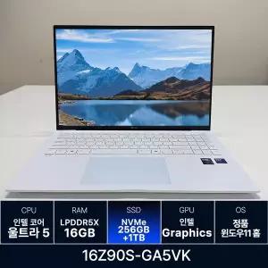 LG전자 LG그램 16Z90S-GA5VK RAM 16GB 256GB + 1TB 추가