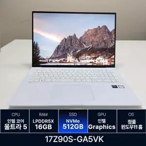 LG전자 LG그램 17Z90S-GA5VK RAM 16GB 512GB 교체