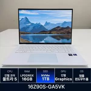 LG전자 LG그램 16Z90S-GA5VK RAM 16GB 1TB 교체