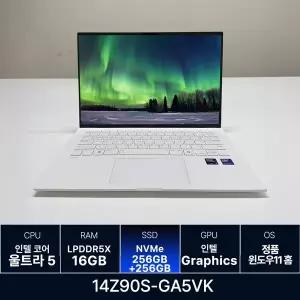 LG전자 LG그램 14Z90S-GA5VK RAM 16GB 256GB + 256GB 추가