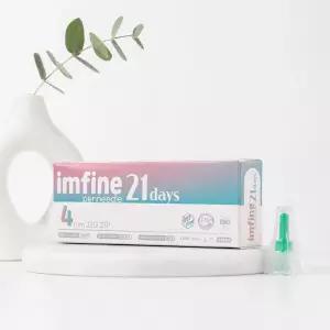 아임파인 펜니들 4mm 32G 21개입 1박스 얇고 편안하게 21day 멸균주사침