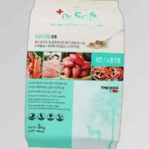 시니어용 소프트치킨 3kg 1개 강아지사료 애견사료
