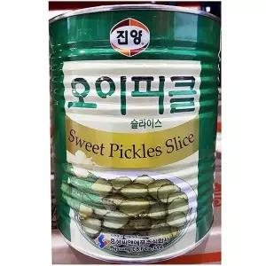 식당용 업소용 식재료 오이피클(슬 진양 3K) 요리 오이피클 (W502E15)