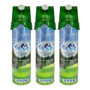 산소캔 휴대용 등산 운동 산소마스크 산소 무향 3개 816ml
