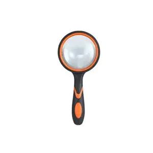 고품질 TBZ 휴대용 손잡이 돋보기 50mm 유치원교구 어린이돋보기 돋보기확대경 휴대용확대경 WFM3H1L