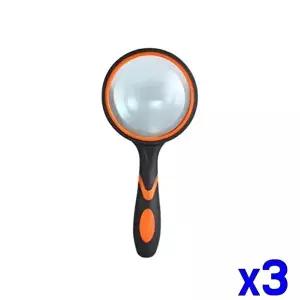 고품질 TBZ 휴대용 손잡이 돋보기 60mm x3개 어린이집교구 학교용확대경 휴대용확대경 WFM3H1O