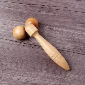 TBZ 동그란 원목 바디 마사지롤러 맛사지볼 마사지기구 마사지롤러