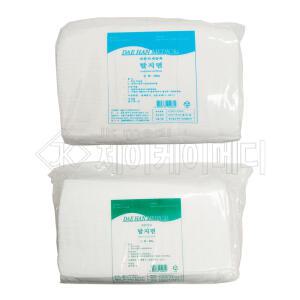 대한위재 절단솜(4×4/24)450g/사각솜/탈지면/거즈/깍두기거즈/화장솜/병원용솜