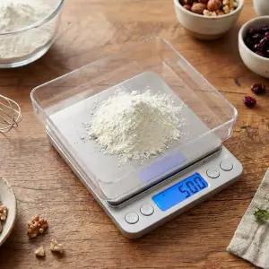 쿠킹홈 초정밀 디지털 전자저울 0.1g~1kg단위 계량 이유식 주방전자저울 베이킹저울 계량저울 이유식 주방