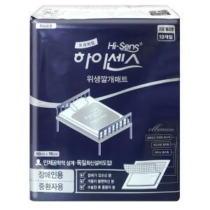 하이센스 위생 깔개매트(고급형) 10매x1팩 환자용 안심깔개