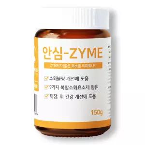 펫파트너스 강아지 고양이 구토 설사 췌장염 위 건강개선 소화효소제 안심자임 150g