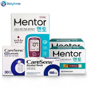 에스디 스탠다드 멘토 혈당계+시험지100+솜100+침100