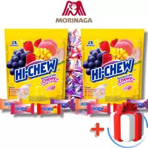 모리나가 하이츄 버라이어티 800g x 2개 (4가지 과일맛) 딸기맛 포도맛 복숭아맛 망고맛