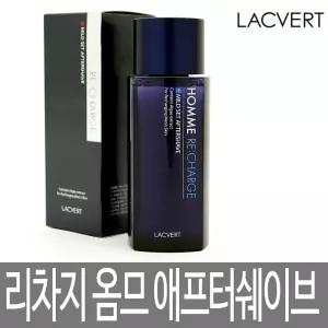 라끄베르 옴므 리차지 마일드 셋 애프터쉐이브 185ml / 저자극 남성용 스킨 / 토너