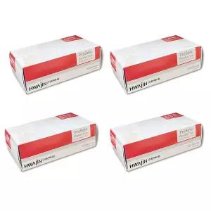 화진 라텍스 덴탈글러브 사이즈 XS/S/M/L 파우더프리 1통(100매)병원 일회용장갑 수술용 진료용 프리세이프