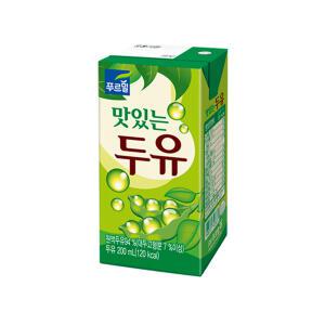 푸르밀 맛있는 두유 200ml 48팩