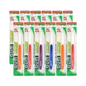 GUM 버틀러 어금니용 앤드터프트 칫솔 308 12개입