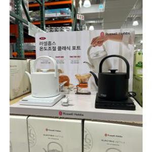 RUSSELL HOBBS 러셀홉스 클래식 전기포트 0.8L 화이트 블랙 무료배송