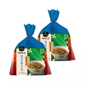 비비고 열무물김치 900g x2개
