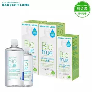 [공식] 바슈롬 바이오트루 렌즈세척액 500ml x2개 + 300ml x1개