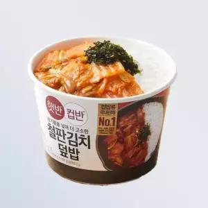 [CJ]햇반 컵반 철판김치덮밥 256g