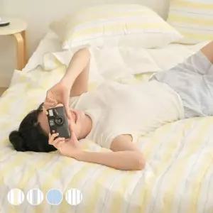 아망떼 베케이션 면아사 스노우 시어서커 리플 여름 차렵이불 SS Q 5color
