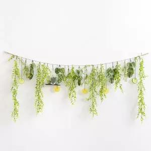 [핫트랙스]몬스테라 조화 가랜드 네츄럴 그린바인 150x60cm DIY