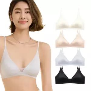 글램 씬 스트랩 브라 홑겹 노와이어 끈 얇은 브래지어