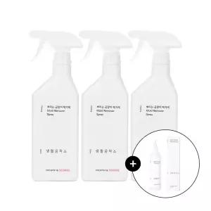 [생활공작소] 뿌리는 곰팡이 제거제 (스프레이) 750ml x 3개 (+바르는 곰팡이제거제 증정)
