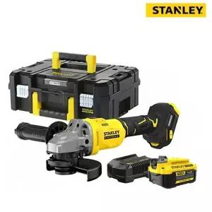 [스탠리] 20V MAX 브러쉬리스 125mm 무선그라인더 SBG710M1T 보조핸들 (배터리, 툴박스 포함)