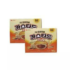 롯데웰푸드 카스타드 모닝밀 378g x 2개