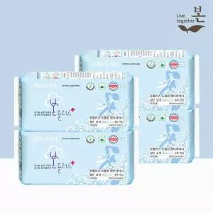 [유기농본]유기농 생리대 본플러스 팬티라이너 40P, 4팩