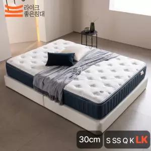 라이크좋은침대 엑스트라 하드 고밀도폼 파워 스프링 단단한 매트리스 30cm 라지킹 LK)