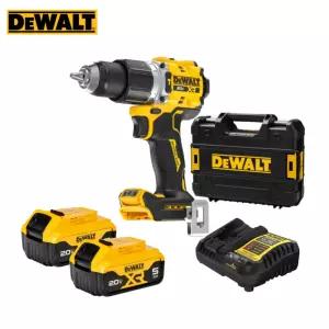 디월트 DCD806P2 20V 충전 컴팩트 해머드릴 드라이버 5.0Ah 배터리 2개 세트 (DCD805 791후속)