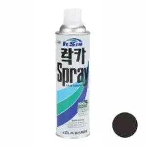 [하프클럽/]일신케미칼 락카 스프레이 페인트 420ml 흑색