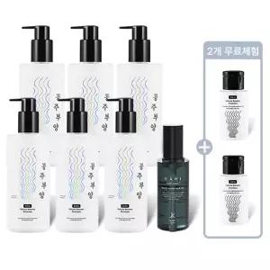 가히 공주부양 볼륨부스터 샴푸 500ml*6 + 50ml*2(무료체험분) + 샤인 헤어오일 56ml