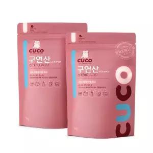 [CUCO]한내음 구연산 1kg 프리미엄 오스트리아산 X 2개 가습기 세척 물때 청소 섬유유연제