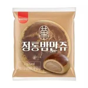 삼립 정통 밤만쥬 23g 100개 밤빵 옛날과자 옛날빵