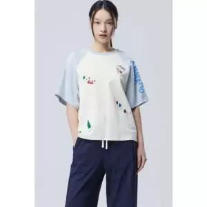 [갤러리아] [26S/S] 자수프린트 나그랑 티셔츠 BATS92611