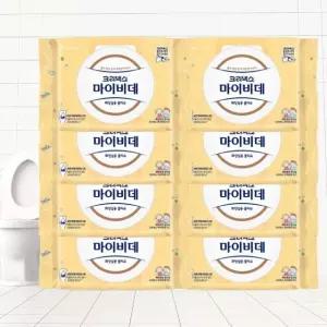크리넥스 마이비데 키즈 40매 8팩 유치원 어린이집 배변훈련 물에녹는 비데티슈