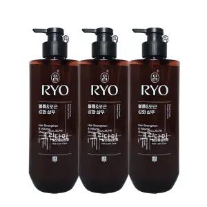 려 샴푸 흑운 볼륨 모근강화 592ml x3개