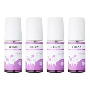 해피토리 아이치카푸 유아 초미세 버블치약 뉴질랜드소금 유아치약 충치예방 4개 100ml