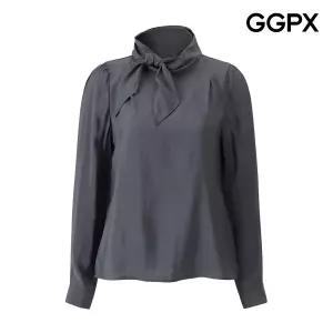 [GGPX] 시크 타이넥 블라우스 (GQ3SH032F)