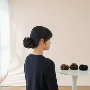 승무원 올림머리 가발 번헤어 당고머리 곱창가발