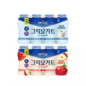 매일바이오 그릭요거트 드링크(150mlX4입) 플레인1개+사과1개 냉장무료배송