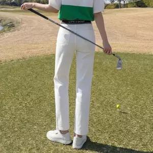 [피핀샵][패턴퀸 GOLF] 퀸스판 코튼 일자핏 팬츠 711190