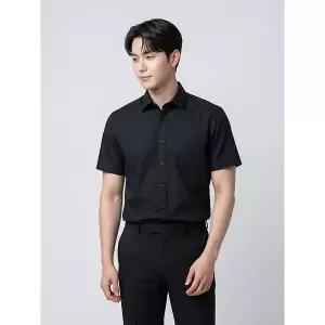 [파크랜드]블랙 T C 반팔 드레스 셔츠 A2DS2310088A_P423778893