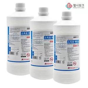 청솔 성광 소독용 에탄올 1Lx3개 피부 수술 외용 소독제