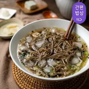 [T쇼페] 시원한 수타식 메밀소바세트 486g 4봉(소스+무블럭 포함)/8인분